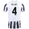 Maglia ufficiale Juventus Matthijs de Ligt 4 Casa 2021-22 per Uomo